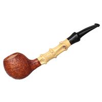 Scott Thile Sandblasted Bent Apple with Bamboo (421)