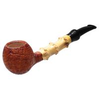 Scott Thile Sandblasted Bent Apple with Bamboo (421)