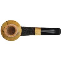 Scott Thile Sandblasted Strawberry Wood Bent Bulldog with Spalted Tamarind (OP2) (539)