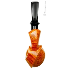 Tsuge Ikebana Smooth Blowfish (Ohi) (K)