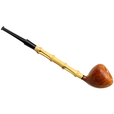 Tsuge Ikebana Smooth Acorn with Bamboo (Kikuchi) (E) (012)