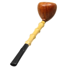 Tsuge Ikebana Smooth Acorn with Bamboo (Kikuchi) (E) (012)