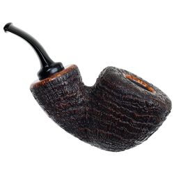 Tsuge Ikebana Sandblasted Bent Dublin Reverse Calabash (Ohi) (G) (225)