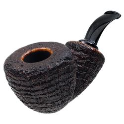 Tsuge Ikebana Sandblasted Bent Dublin Reverse Calabash (Ohi) (G) (225)