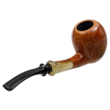 Tsuge Ikebana Smooth Bent Acorn with Horn (Fukuda) (J) (280) (2015)