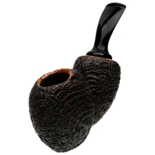 Tsuge Ikebana Sandblasted Blowfish Reverse Calabash (Ohi) (F) (230) (2016)