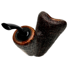 Tsuge Ikebana Sandblasted Bent Dublin Sitter Reverse Calabash (Ohi) (G) (023) (2018)