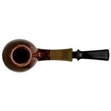 Tsuge Ikebana Smooth Bent Brandy with Horn (Kikuchi) (F) (025) (2018)