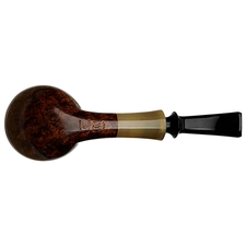 Tsuge Ikebana Smooth Bent Brandy with Horn (Kikuchi) (F) (025) (2018)