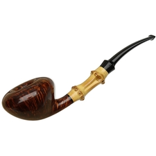 Tsuge Ikebana Smooth Acorn with Bamboo (Kikuchi) (G) (027) (2018)