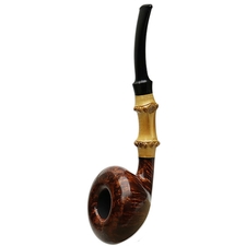 Tsuge Ikebana Smooth Acorn with Bamboo (Kikuchi) (G) (027) (2018)