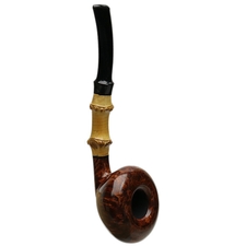 Tsuge Ikebana Smooth Acorn with Bamboo (Kikuchi) (G) (027) (2018)