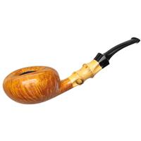 Tsuge Ikebana Smooth Tomato with Bamboo (Kikuchi) (H) (075) (2020)