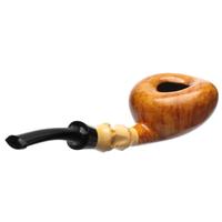 Tsuge Ikebana Smooth Tomato with Bamboo (Kikuchi) (H) (075) (2020)