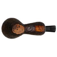 Tsuge Ikebana Sandblasted Reverse Calabash Bent Dublin Sitter (Ohi) (G) (164) (2019)