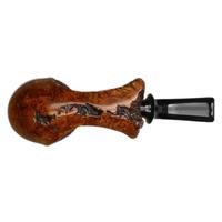 Tsuge Ikebana Partially Sandblasted Bent Apple (Ohi) (I) (255) (2017)