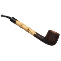 Genod Sandblasted Bent Billiard with Faux Bamboo