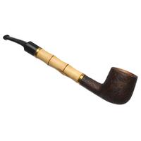 Genod Sandblasted Bent Billiard with Faux Bamboo