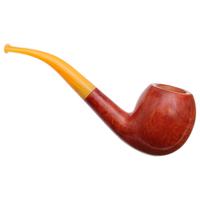 Genod Soleil Levant Smooth Bent Apple with Yellow Lucite (600)
