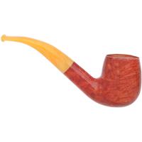 Genod Soleil Levant Smooth Bent Billiard with Yellow Lucite (606)