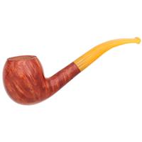 Genod Soleil Levant Smooth Bent Apple with Yellow Lucite (600)