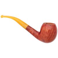 Genod Soleil Levant Smooth Bent Apple with Yellow Lucite (600)
