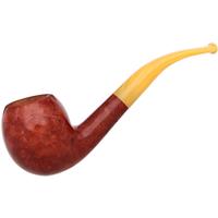 Genod Soleil Levant Smooth Bent Apple with Yellow Lucite (600)
