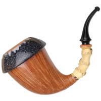 Doctor's Smooth Calabash with Bamboo and Polymerized Disk Gray Whale (Double Flash)