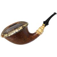Doctor's Smooth Calabash with Bamboo and Polymerized Mammoth Tusk (Double Flash)