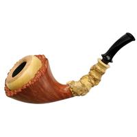 Doctor's Smooth Calabash with Bamboo and Boxwood (Flash Grade)