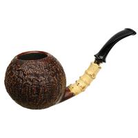 Doctor's Sandblasted Bent Ball with Bamboo and Bronze (Flash)