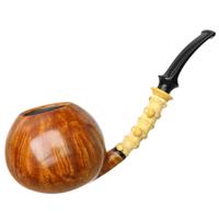 Doctor's Smooth Bent Ball with Bamboo and Boxwood (Grand Flash)