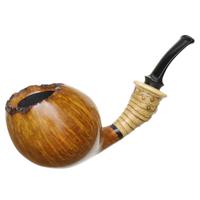 Doctor's Smooth Bent Egg with Bamboo and Tulipwood (Grand Flash)