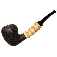Ping Zhan Sandblasted Acorn with Bamboo and Boxwood