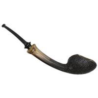 Ping Zhan Sandblasted Blowfish with Horn