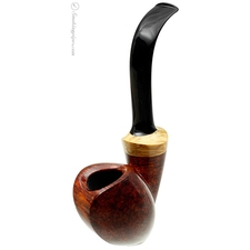 Yeti Smooth Dancing Blowfish with Box Elder Burl (123)