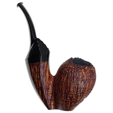 GHI210 - 3.25 I/O Glass Tobacco Pipe w/Square Mouthpiece, Rod