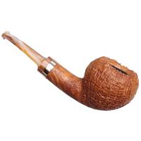 Yeti Sandblasted Bent Apple with Bronze and Bakelite (637)