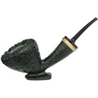 Yeti Serpentine Green Sandblasted Statuesque Strawberry with Brass (995)