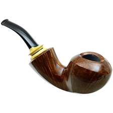 Sam Cui Smooth Reverse Calabash Bent Apple with Boxwood