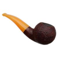 BriarWorks Original Brown Sandblasted with Amber Stem (OR01)