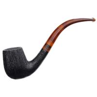BriarWorks Classic Dark Rusticated with Tortoise Stem (C13)