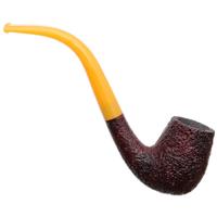 BriarWorks Classic Brown Sandblasted with Amber Stem (C13)
