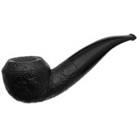 BriarWorks Classic Dark Sandblasted with Black Stem (C111)