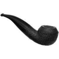 BriarWorks Classic Dark Sandblasted with Black Stem (C111)