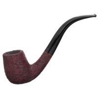 BriarWorks Classic Brown Sandblasted with Black Stem (C12L)