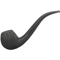 BriarWorks Classic Dark Rusticated with Black Stem (C91L)