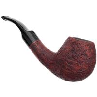 BriarWorks Classic Brown Sandblasted with Black Stem (C91S)