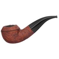 BriarWorks Classic Brown Sandblasted with Black Stem (C111)
