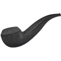 BriarWorks Classic Dark Rusticated with Black Stem (C111)
